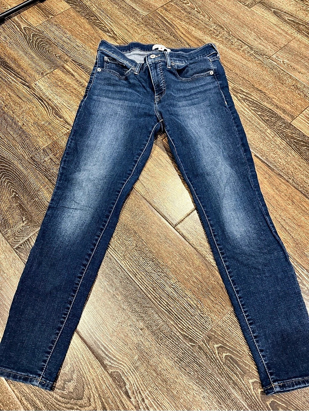 Lucky Brand Ava Mid Rise Skinny Jeans Blue Waist 29